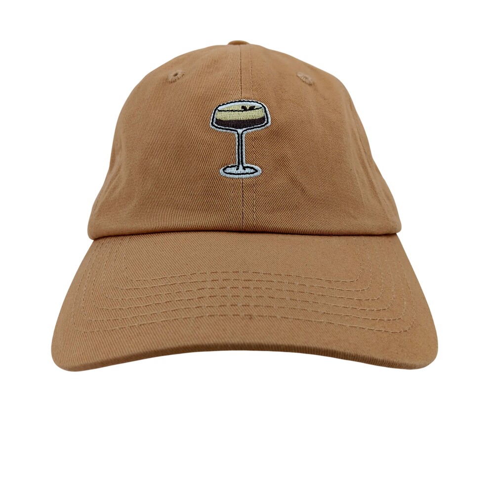 Absolut X Kahlua Hat Cap Strap Back One Size Beige Twill Dad Cocktail Logo Mens